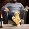 Beer Please! herrestrømper med ølmotiv – Vincent Creation®