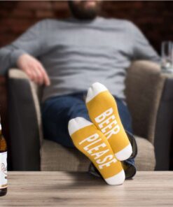 Beer Please! herrestrømper med ølmotiv – Vincent Creation®