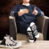 Need New Shoes! damestrømper – Vincent Creation® med sjove statements