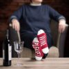 Wine Please! damestrømper – Vincent Creation® med vinstatement