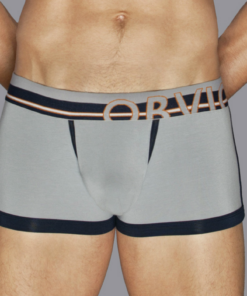 Grå Urban Trunk Boxer bambus tights med anatomisk design og elastisk linning