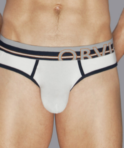 Hvid Urban Hipster bambus underbuks med anatomisk design og elastisk linning
