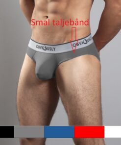 Farveudvalg for Obviously Hipster anatomiske bambus underbukser i grå, rød, blå, hvid og sort